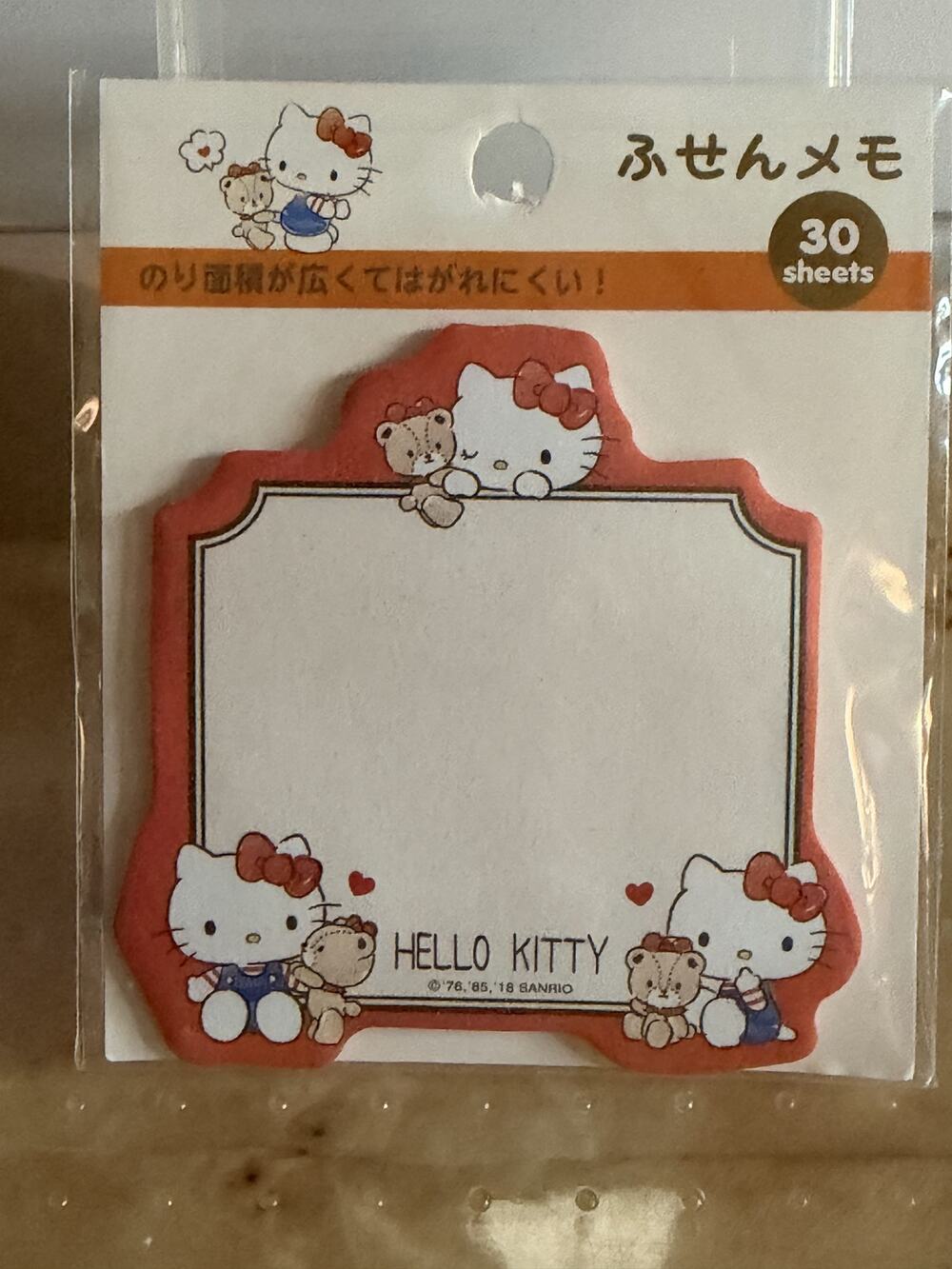 #HK-497 Hello Kitty Licensed Sticky Notes 30 Ct
